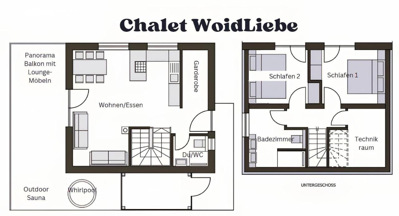 Chalets Woid_Liebe&Glueck Боденмайс Номер фото